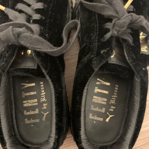 Fenty Puma black velvet creepers - Picture 3 of 3